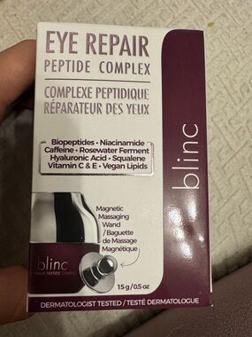 blinc Eye Repair Peptide Complex - Purple & White Packaging